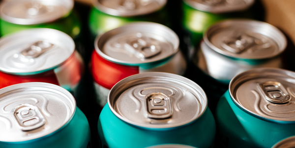 THC beverage can line