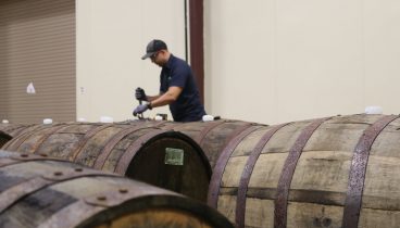 Testing beverage completeness in oak barrels